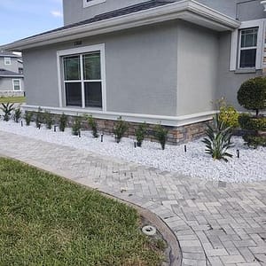 Landscaping team at work in Odessa FL