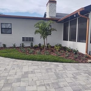 beautiful landscaping for a commercial business in Odessa, FL